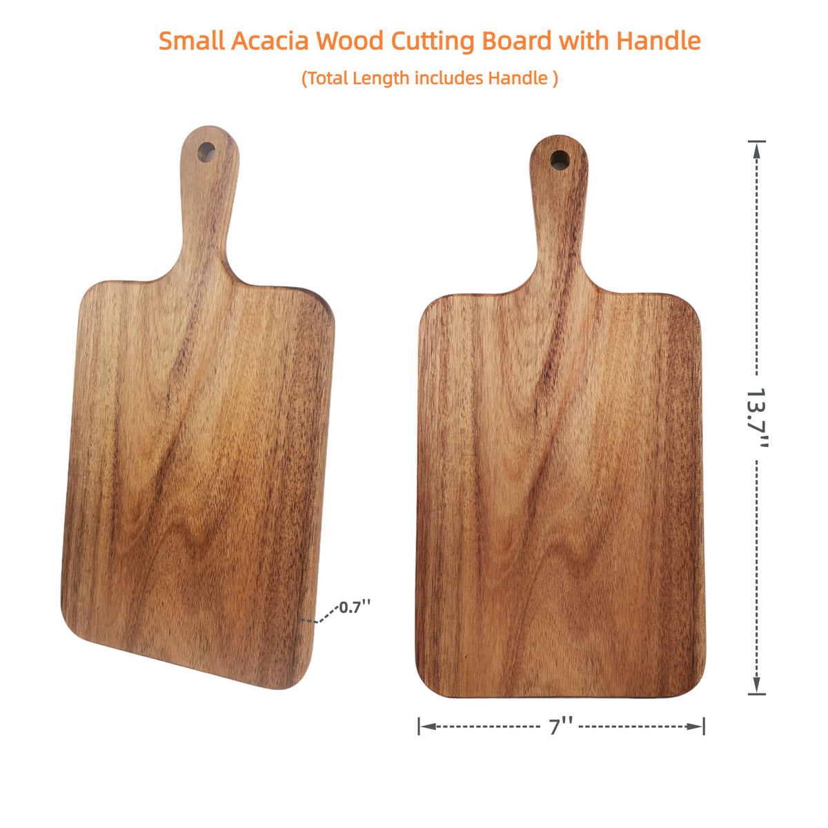 ZeQi reversible cutting and serving board for versatile kitchen use.