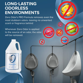 Zero Odor technology neutralizes odors without masking with fragrance.
