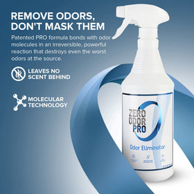 Zero Odor PRO nozzle in action ready to spray away lingering smells.