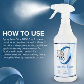 Zero Odor PRO close-up of scent option indicates fresh, unobtrusive fragrance.