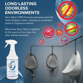 Zero Odor PRO room application suggests versatile odor control in home spaces.