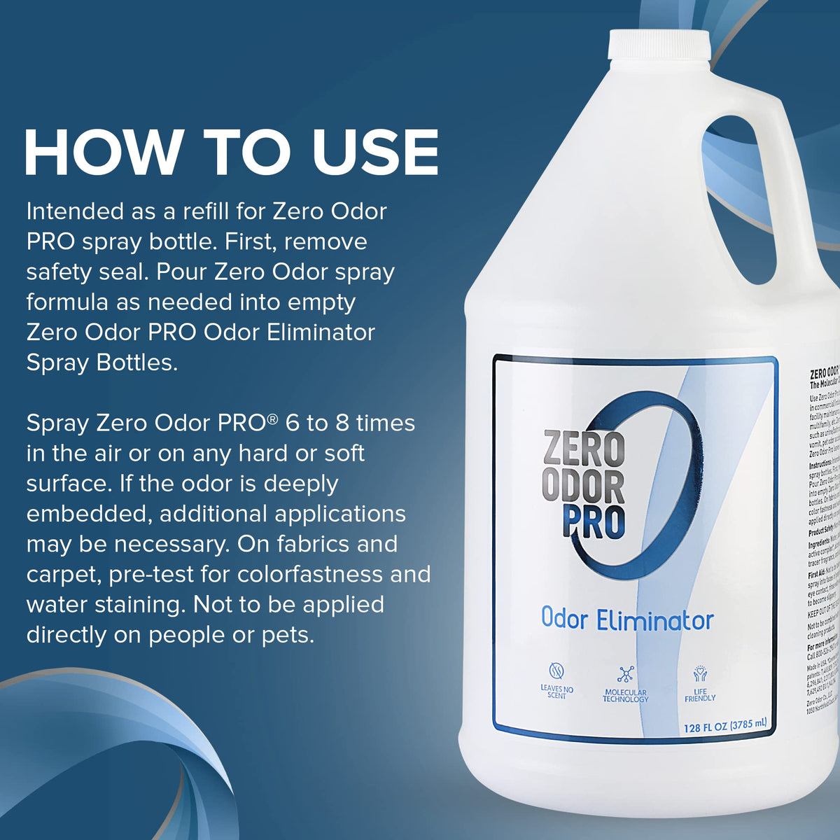 Zero Odor suitable for multiroom use including home, office, and vehicles.