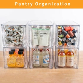 Zero Zoo clear BPA-free PET drawers show contents at a glance
