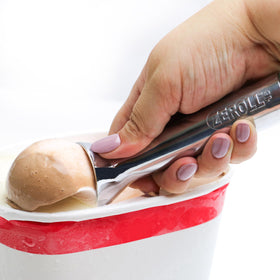 Green end cap marks the 2-ounce portion for consistent servings.