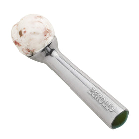 Zeroll scoop design features a single-piece construction for reliable release.