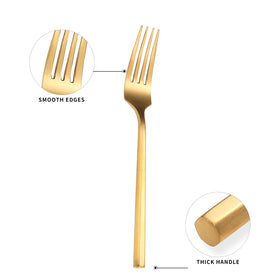Zerophilo 20-piece flatware composition includes forks, spoons, knives