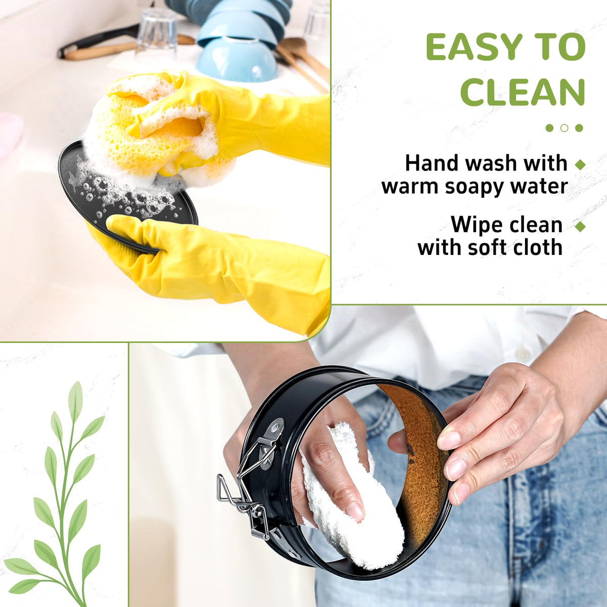 ZeroPone 4-inch pan is oven safe up to 450°F for versatile baking.