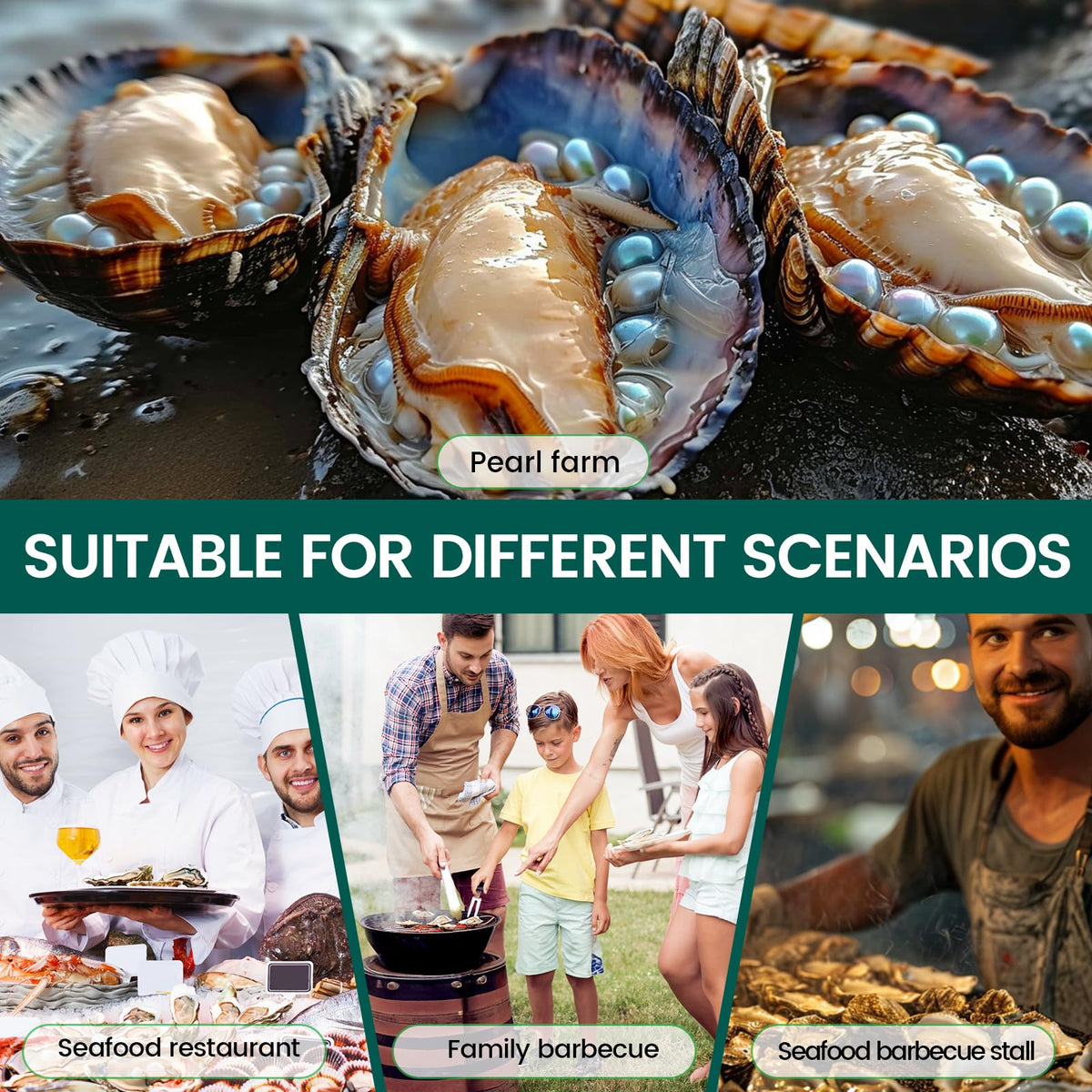 ZeroPone knives and glove set improves safety and efficiency in shucking.