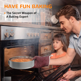 ZeroPone versatile pan great for cheesecake, quiche, and pies
