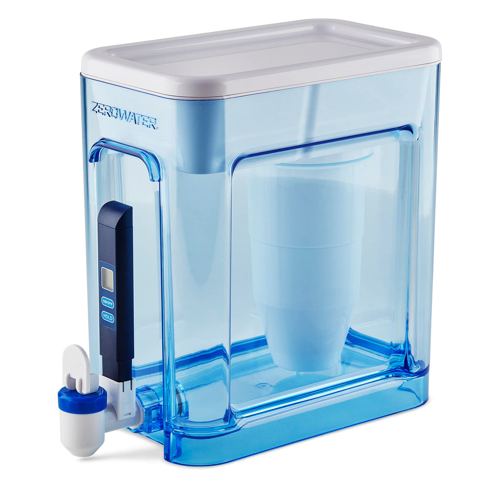 ZeroWater 22-cup Ready-Read dispenser with TDS display for monitoring filtration progress