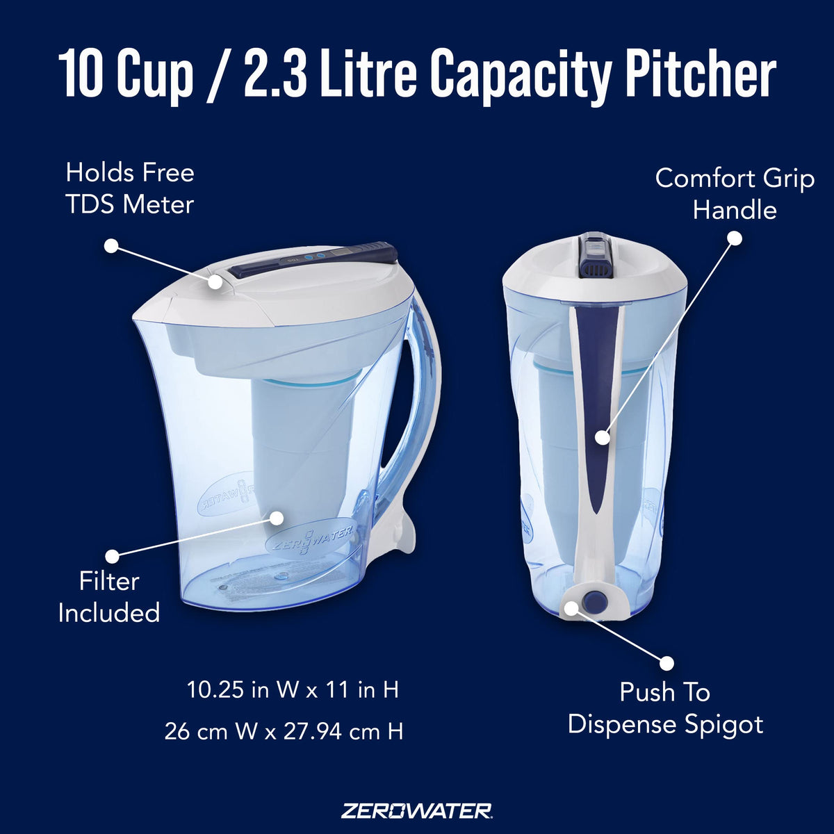 ZeroWater ZD-010rp lead reduction and safer drinking water