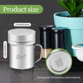 ZERUIDM salt shaker label visible for quick identification.
