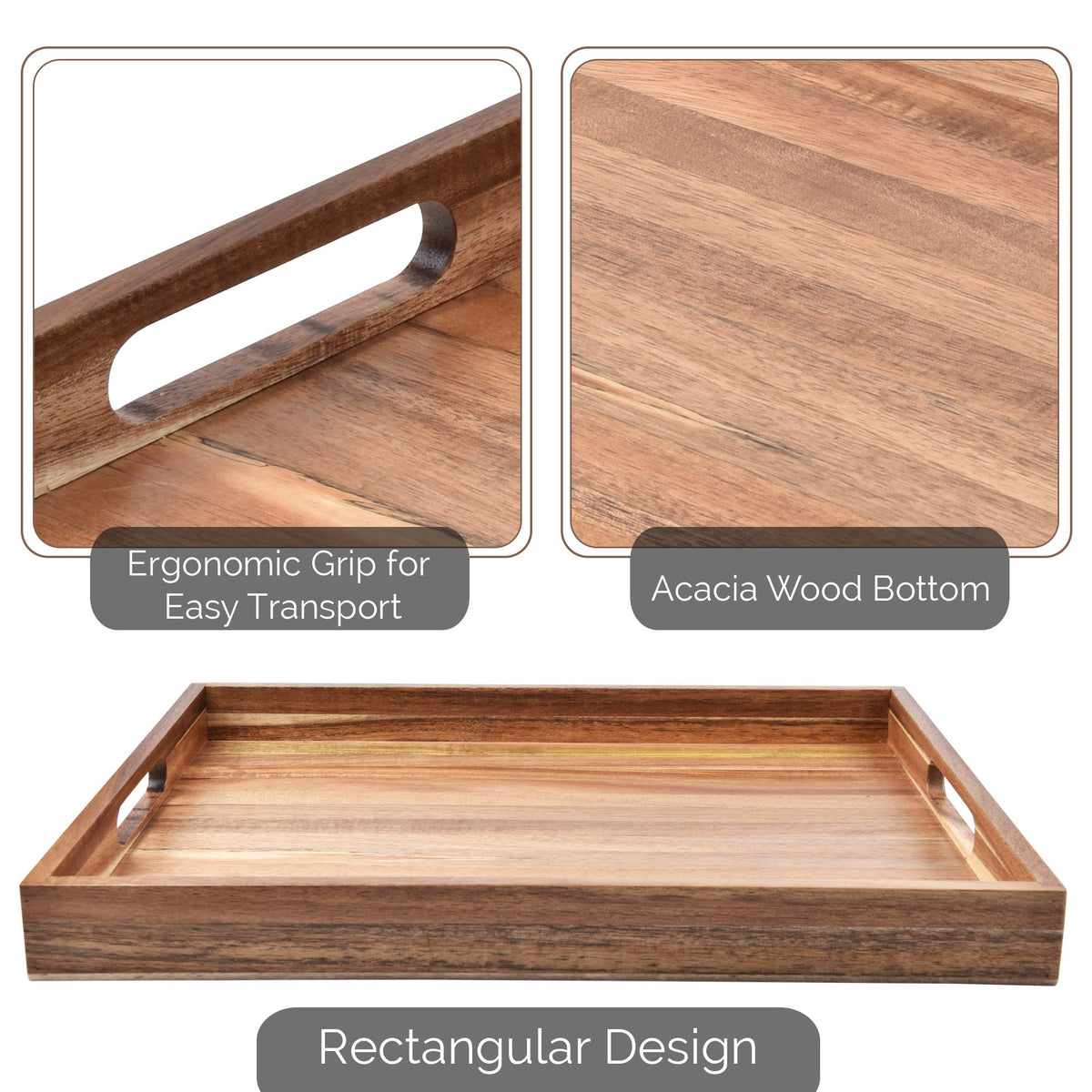ZESPROKA patio use tray for outdoor meals and beverages.