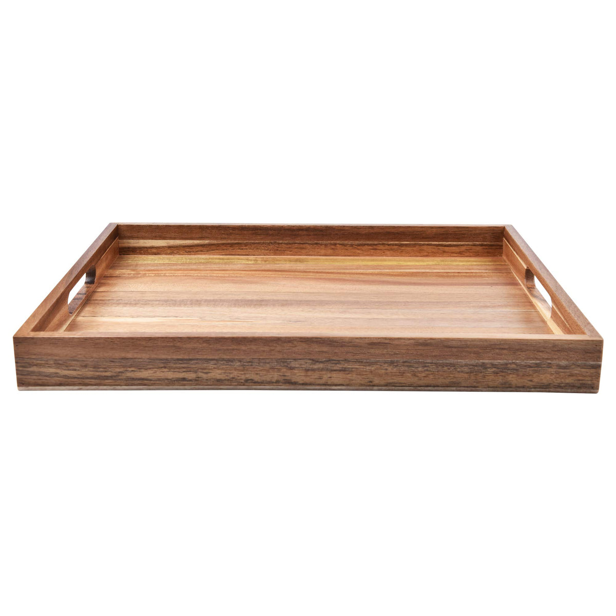 ZESPROKA acacia wood tray close-up highlighting durable grain.