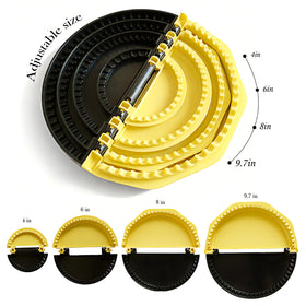 ZestKiidek 6inch press sealing mid-size wraps for tacos and quesadillas.
