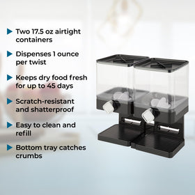 ZevrO airtight canisters closeup emphasizing freshness preservation