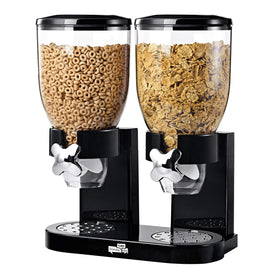 ZevrO Honey-Can-Do dual dispenser front view showing organized snacks