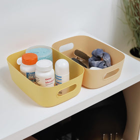 ZEXALOR 8-pack under-sink storage bin for compact spaces
