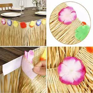 Zeyoy summer garlands 9.8 feet long create a bright island backdrop.