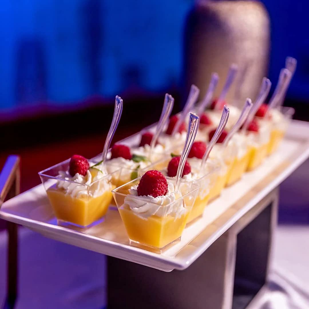 Zezzxu multi-purpose dessert cups ideal for samples and tastings