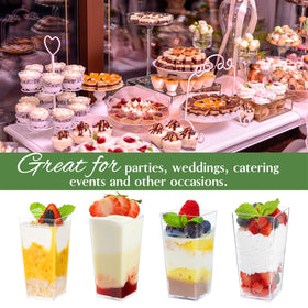 Zezzxu reusable PS plastic cups durable for events and easy cleanup.