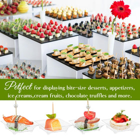 Zezzxu wedding reception plates for appetizers and desserts at celebrations.