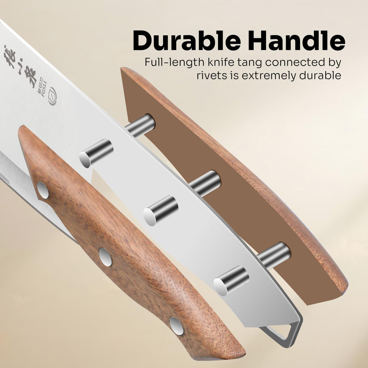 ZHANG XIAO QUAN 1628 high-carbon-stainless-steel-blade resists rust for daily use