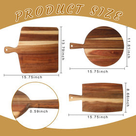 Zhehao charcuterie cheese board with wood edges ready for entertaining