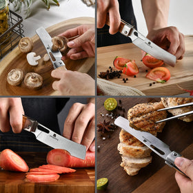 ZhengSheng 440A blade closeup highlights durable edge.
