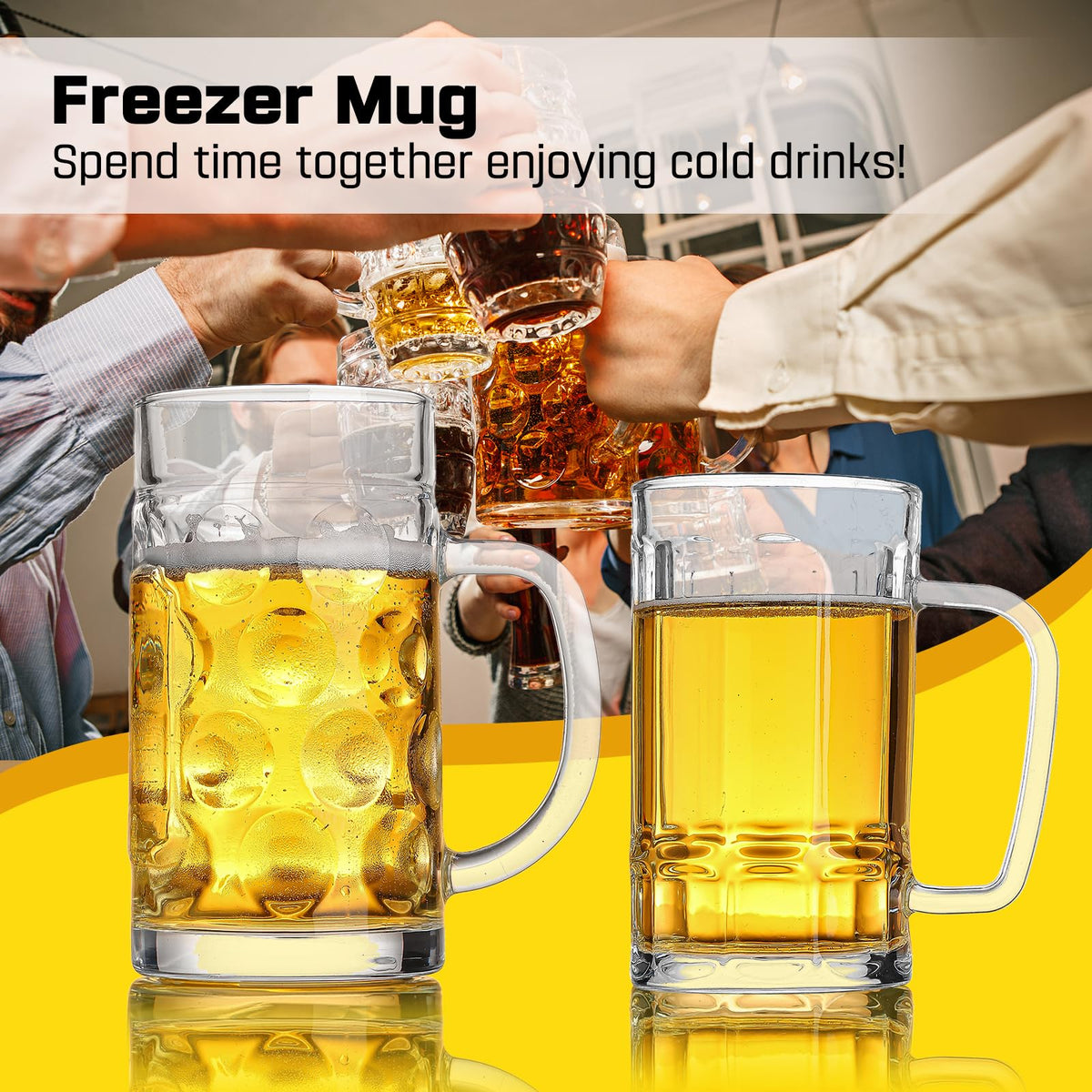 ZHENGYAOYANG dishwasher-safe beer mugs for effortless cleaning