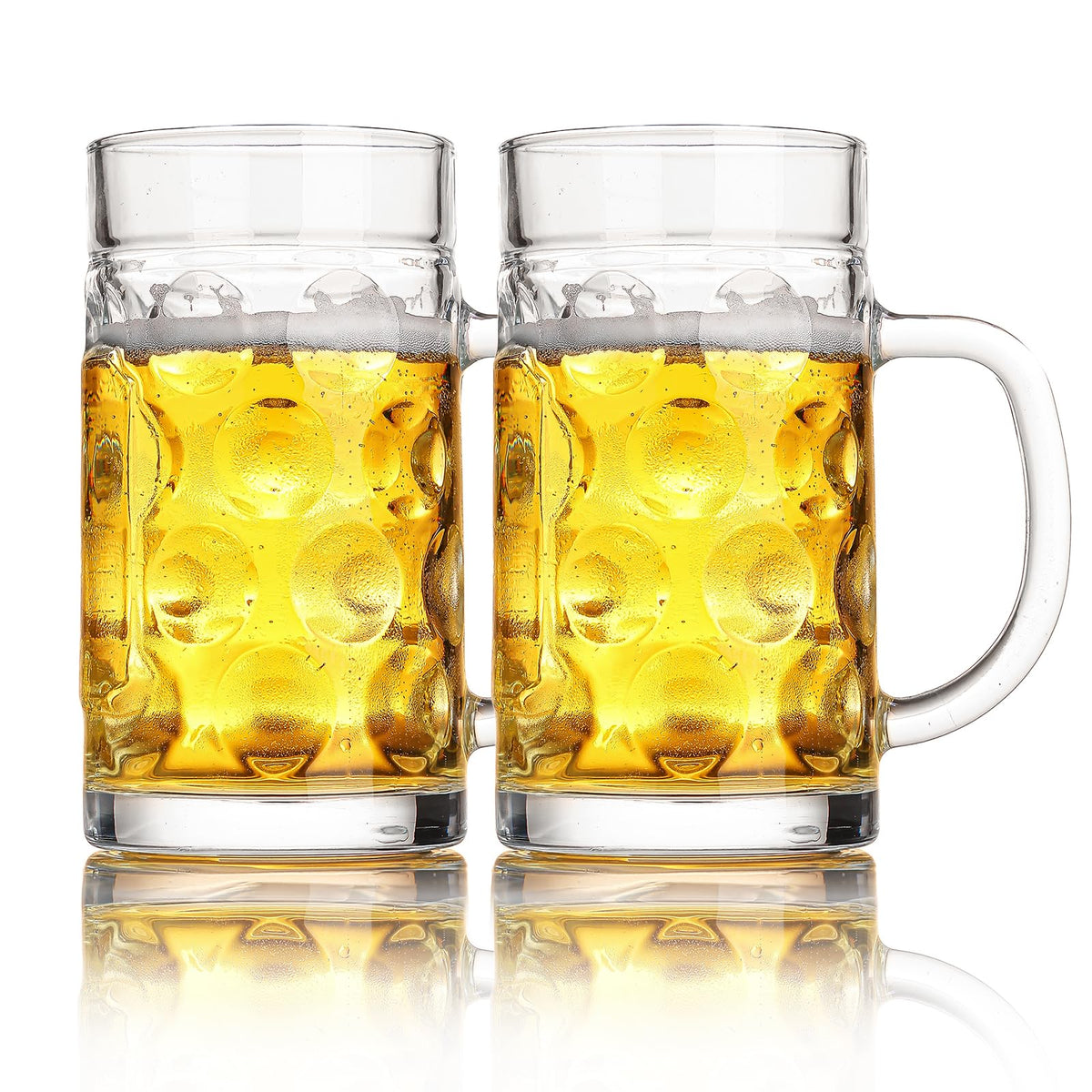 ZHENGYAOYANG freezer beer mug with handle for secure grip and temperature control