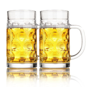 ZHENGYAOYANG freezer beer mug with handle for secure grip and temperature control