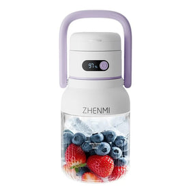 ZHENMI portable blender with 33oz vessel for large on-the-go smoothies.