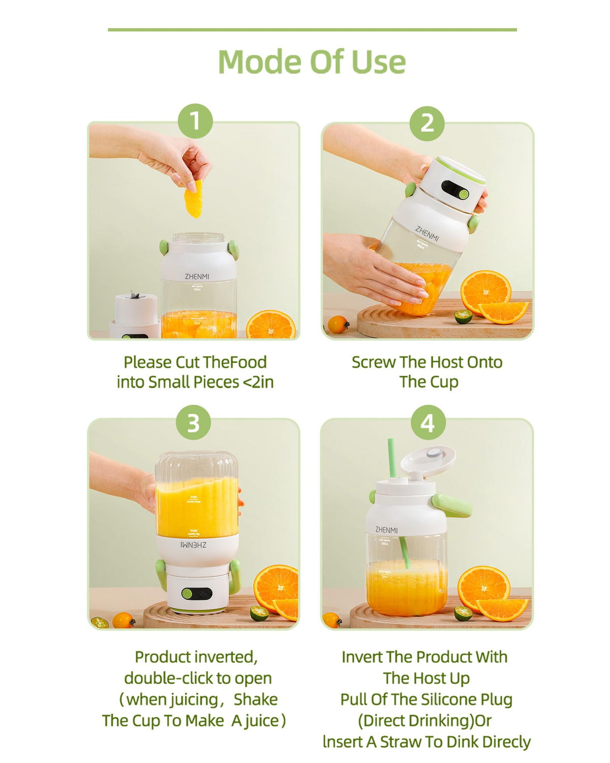 ZHENMI detachable parts simplify cleaning after workouts
