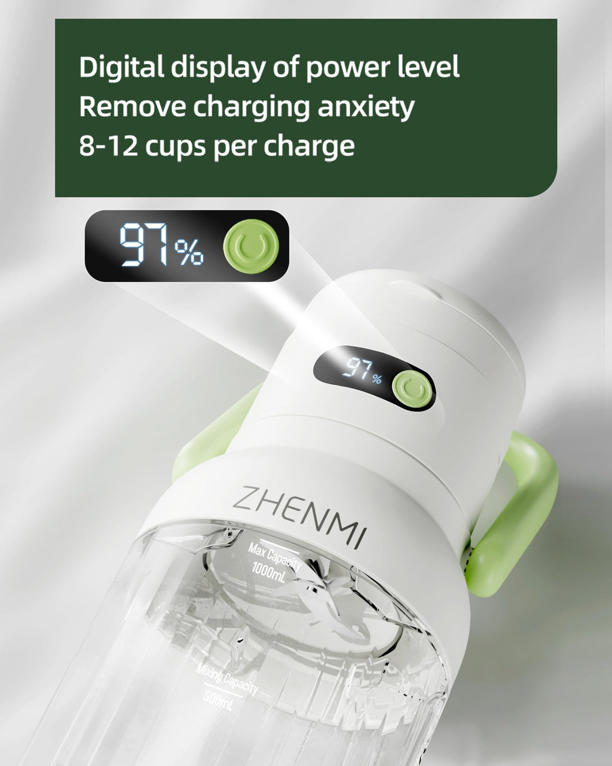 ZHENMI sip spout for easy drinking anywhere