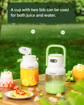 ZHENMI USB-C rechargeable design powers daily smoothies