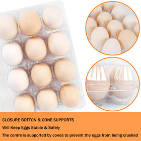 ZHIGLMYD snap-lock closure keeps eggs secure during transport.