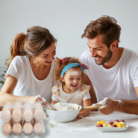 ZHIGLMYD tapered support design prevents egg movement during handling.