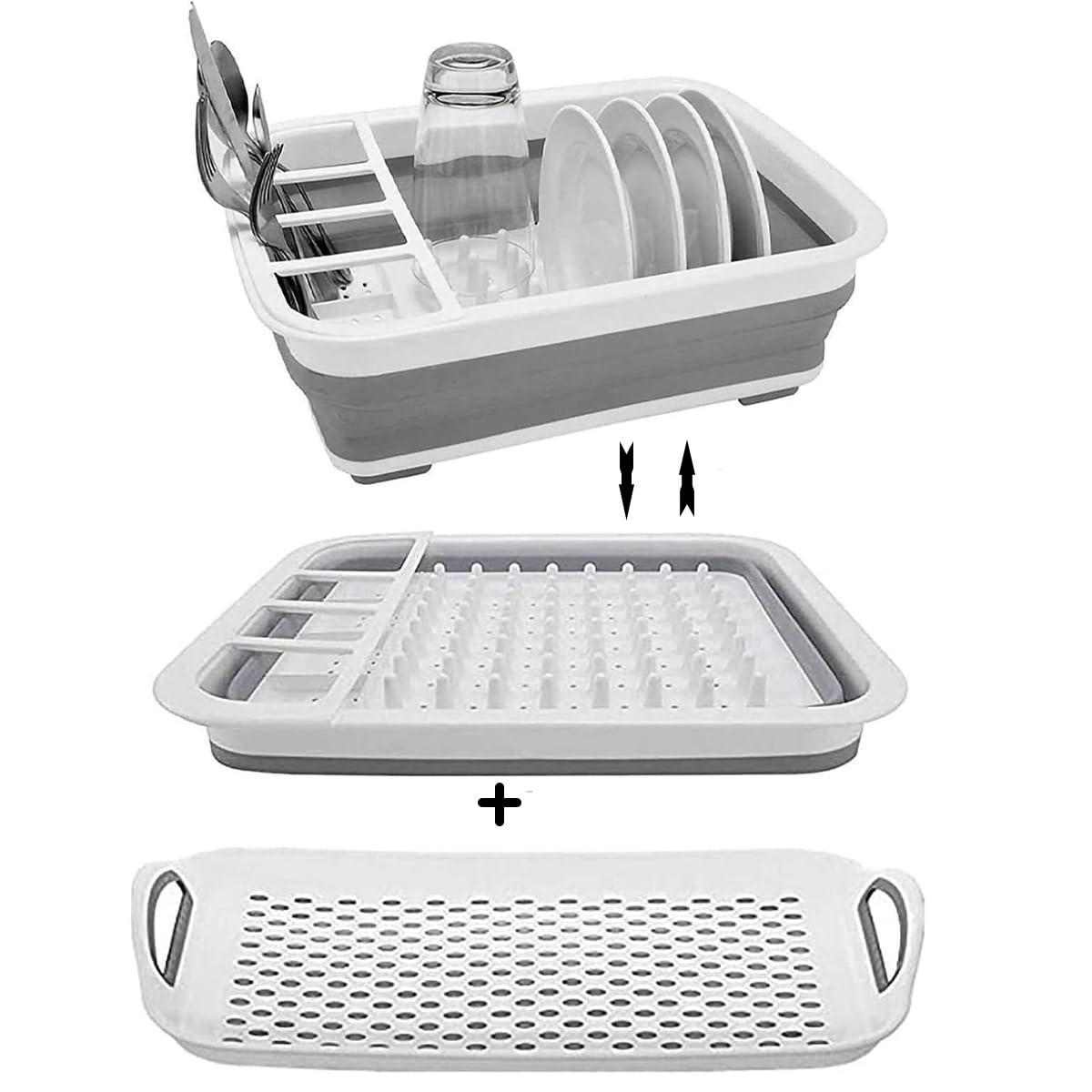 ZhildChen camping travel storage solution keeps dinnerware tidy.