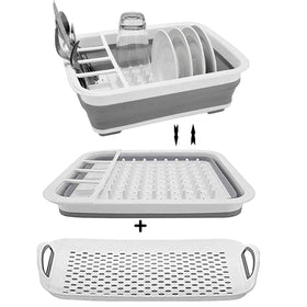 ZhildChen camping travel storage solution keeps dinnerware tidy.