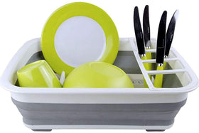 ZhildChen camper utensil organizer keeps silverware upright after washing.
