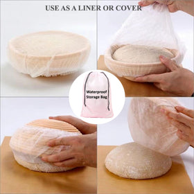 ZHIVEZEN basket-protection liner keeps baskets clean during proofing.