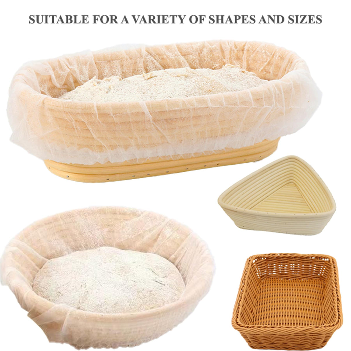 ZHIVEZEN sourdough proofing liner offers reusable options for busy bakers.
