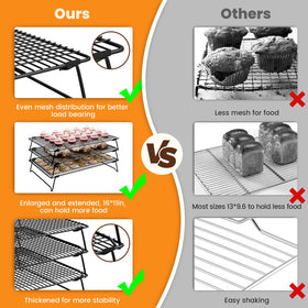 ZHIWUJIA bread cooling on wire rack with enhanced air circulation.