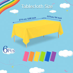 ZHIAXTON neon tablecloth orange 54x108 adds vibrant mood to outdoor gatherings