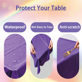 ZHIAXTON neon tablecloth yellow 54x108 brings cheerful energy to events