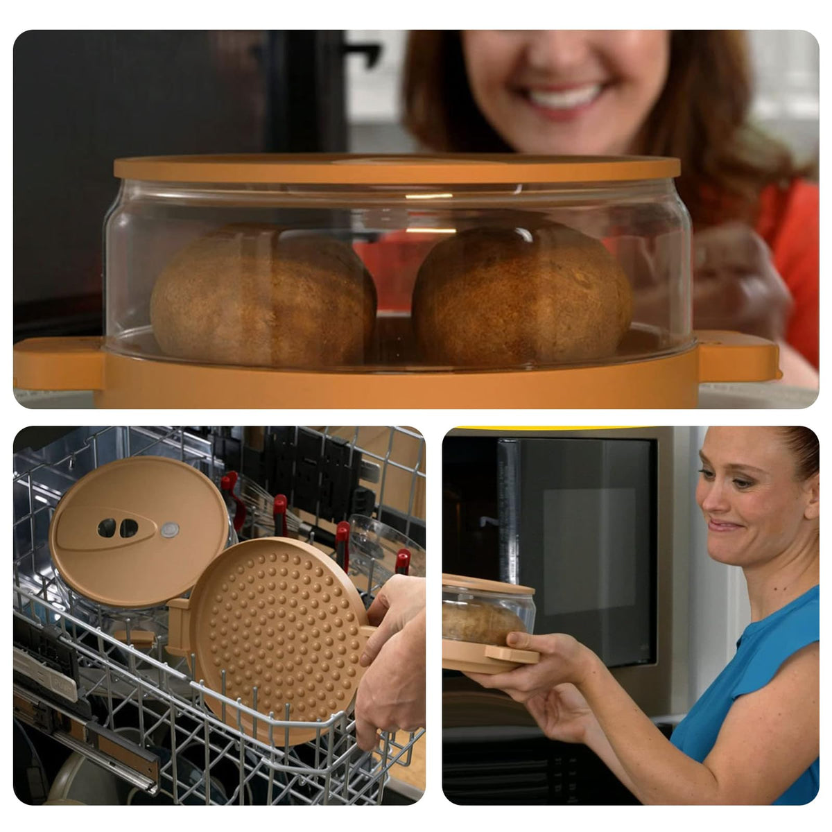 ZHIYUEJING breathable lid design preserves flavor during steaming