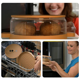 ZHIYUEJING breathable lid design preserves flavor during steaming