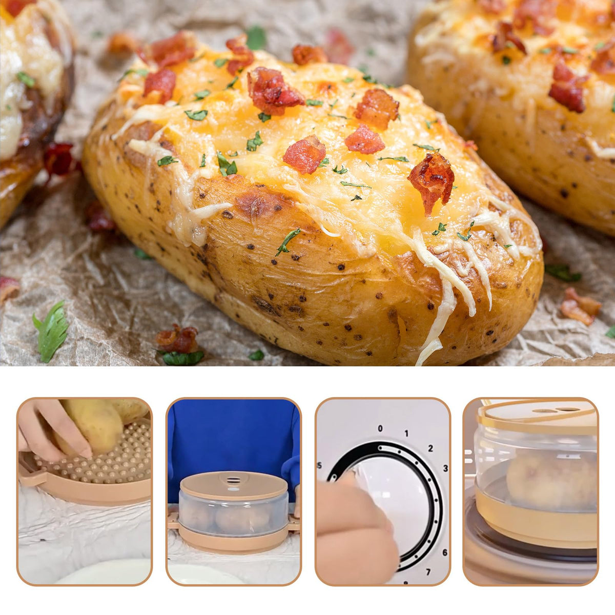 ZHIYUEJING dishwasher-safe easy clean surfaces save time