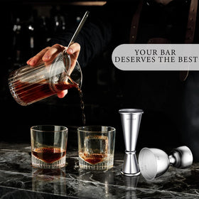 ZHSHICT 304 stainless steel jigger for bar durability